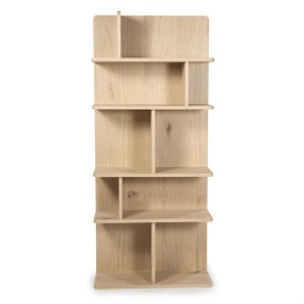 DULAP PATRAT RENEE - FURNIR DE STEJAR - NATURAL - 105(L) x 105(l) x 30(h) cm - Img 6