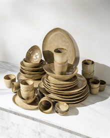 FARFURIE DE DESERT DAZE - CERAMICA - BEJ - 19(L) x 2.3(h) x 16(l) - Img 7