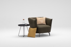 FOTOLIU CELIA - METAL / LEMN / MATERIAL 100% POLIESTER - MARO - 86(L) x 77(h) x 80(l) - Img 8