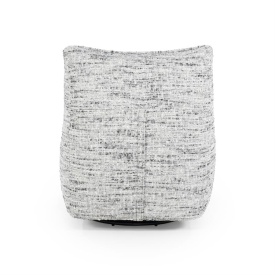 FOTOLIU LOYS GREY BARKLEY - TESATURA, LEMN SI METAL - GRI - 91(L) x 75(l) x 85(h) cm - Img 6