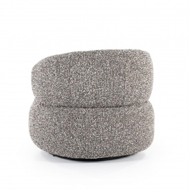 FOTOLIU MAEVE MAYWOOD - METAL / LEMN / MATERIAL 100% POLIESTER - GREJ MIXT - 82(L) x 72(h) x 82(l) - Img 5