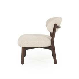 FOTOLIU MIKKY BROWN MOON - TESATURA SI STEJAR - TAUPE - 61(L) x 72.5(l) x 72(h) cm - Img 3