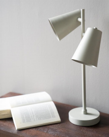 LAMPA DE MASA COLE - METAL - BEJ - 34(L) x 53(h) x 15(l) - Img 5