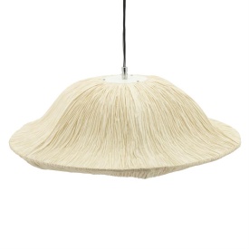 LAMPĂ SUSPENDATĂ LOKTA 2 - HARTIE DE MATCHA - NATURAL - 62.5(L) x 62.5(l) x 19.5(h) - Img 1