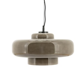 LAMPĂ SUSPENDATĂ - VITRO - GRI TAUPE - 40(L) x 40(l) x 20(h)