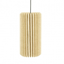LAMPA SUSPENDATA ZUKI - HARTIE - CREM - 26(L) x 51(h) x 26(l) - Img 1