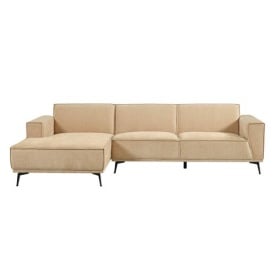 LEEDS 2 5-AR + CHAISE L - CITY 120 BEJ - 280(L) x 156(l) x 81(h) - Img 1