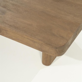 MASA DE CAFEA EDWARD - LEMN DE MANGO - MARO - 130(L) x 60(l) x 31(h) cm - Img 6