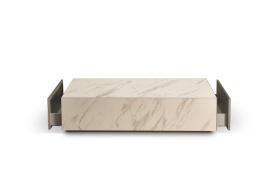 MASA DE CAFEA ROCK 90 - MULTICOLOR - METAL / CUART - 120(L) x 30(h) x 60(l) - Img 1