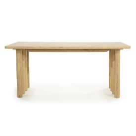 MASA DE DINING JAKE - STEJAR - NATURAL - 180(L) x 100(l) x 77(h) cm - Img 1