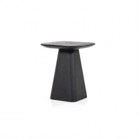 MASA LATERALA - DIN LEMN DE MANGO - NEGRU - 40(L) x 49(h) x 40(l) - Img 2
