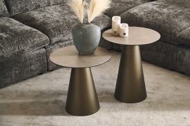 MASA LATERALA FUNGHI - SET A+B - MULTICOLOR - METAL / CUART - Ø49 x 48/56(h) - Img 5