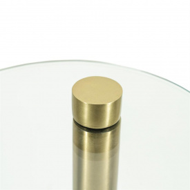 MASA LATERALA PLATON - METAL - NEGRU - 43(L) x 55(h) x 24(l) - Img 4