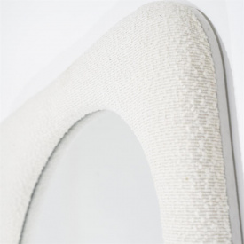 OGLINDA DE PODEA EVOL - STICLA / MDF / TESATURA - BEJ - 72(L) x180 (h) x 3.5(l) - Img 2
