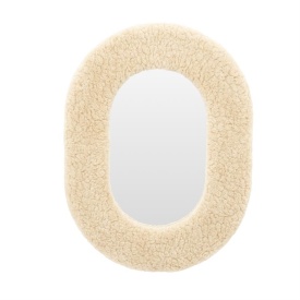 OGLINDĂ SĂRUT MIC - BEJ - 49(L) x 66(l) x 5.5(h)