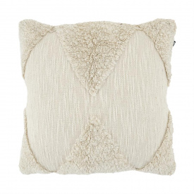 PERNA DECORATIVA WABI - BUMBAC 100% - ALB MURDAR - 45(L) x 10(h) x 45(l)