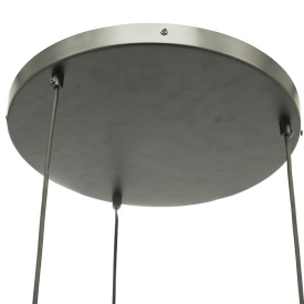 PIVOTATI GRUPUL ROTUND - METAL SI STICLA - GRI - 50(L) x 50(l) x 165(h) - Img 4