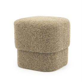POUF KELSO - 100% POLIESTER - MARO - 40(L) x 40(l) x 40(h) - Img 1