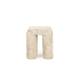 POUF - OMLA - GRI TAUPE - 42.5(L) x 42.5(l) x 47(h)