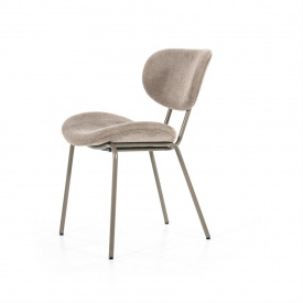 SCAUN ACE - METAL / TESATURA - BEJ - 50(L) x 80(h) x 61(l) - Img 2