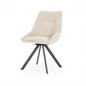 SCAUN BLISS - METAL / TESATURA - CREM - 52(L) x 86(h) x 62(l)