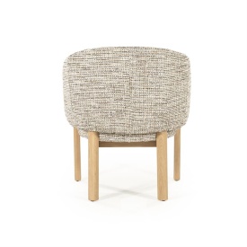 SCAUN CU COTIERA - MICHA - TAUPE NORI - 66(L) x 66(l) x 79(h) - Img 6