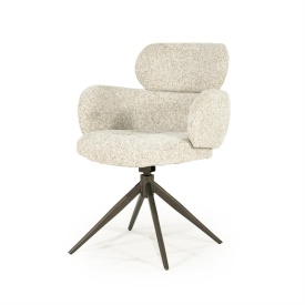 SCAUN DARCIO - BEJ GLEAM - 62(L) x 66.5(l) x 87(h)
