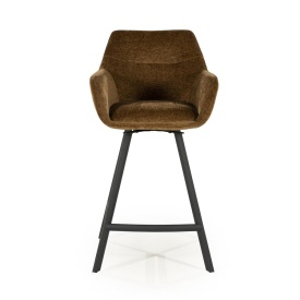 SCAUN DE BAR BLISS CU COTIERE - MUȘTAR - 52(L) x 56.5(l) x 96.5(h) - Img 7