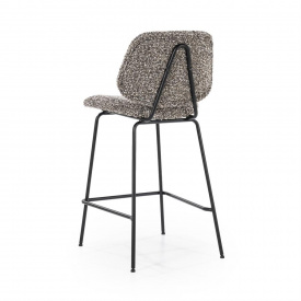 SCAUN DE BAR JON - TESATURA / METAL - TAUPE - 45(L) x 95(h) x 52(l) - Img 5