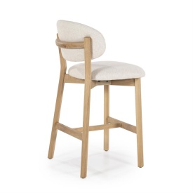 SCAUN DE BAR MIKKY MOON - TESATURA SI STEJAR - BEJ - 53(L) x 57.5(l) x 97.5(h) cm - Img 8
