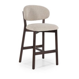 SCAUN DE BAR MIKKY MOON - TESATURA SI STEJAR - TAUPE - 53(L) x 57.5(l) x 97.5(h) cm - Img 11