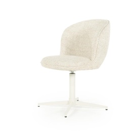 SCAUN ESMEE DONNA - TESATURA SI FIER - BEJ - 55.5(L) x 64.5(l) x 83(h) cm - Img 3