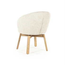 SCAUN LIVIA - BEJ HUSH - 65(L) x 63(l) x 80(h) - Img 5