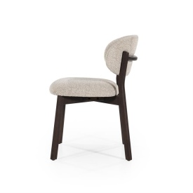 SCAUN MIKKY MOON - TESATURA SI STEJAR - TAUPE - 51(L) x 59.5(l) x 79(h) cm - Img 3