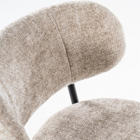 SCAUN OASIS - METAL / LEMN / TESATURA - BEJ - 54.5(L) x 78.5(h) x 59.5(l) - Img 8