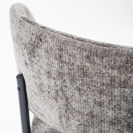 SCAUN OASIS - METAL / LEMN / TESATURA - GREJ - 54.5(L) x 78.5(h) x 59.5(l) - Img 6