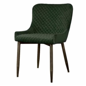 SCAUN OLEDO BLUVEL - METAL / MATERIAL - NEGRU / VERDE - 60(L) X 80(H) X 52(L) - Img 1