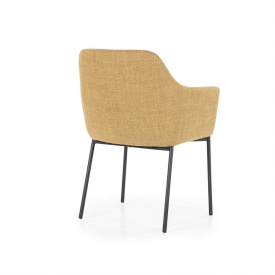 SCAUN PAUL - METAL / LEMN / TESATURA 100% POLIESTER - ANTRACIT - 58(L) x 82(h) x 60(l) - Img 7