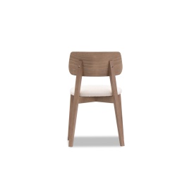 SCAUN RUSTIC - LEMN DE FAG [FSC] / TESATURA - CULOARE LA ALEGERE - 46(L) x 80(h) x 48(l) - Img 4