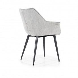 SCAUN SANDY - METAL / LEMN / TESATURA 100% POLIESTER - ALB MURDAR - 67(L) x 83(h) x 64.5(l) - Img 8