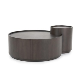 SET MASA DE CAFEA MAX - FURNIR DE NUC - MARO - 40/90(L) x 40/90(l) x 45/35(h) cm - Img 3