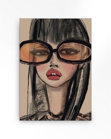 TABLOU - SUNNY ORANGE MEDIU - 110 X 145 (CM) - Img 2