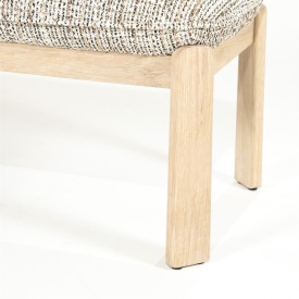 BANCĂ LOTTIE - GRI TAUPE NORI - 143(L) x 48(l) x 45(h) - Img 4