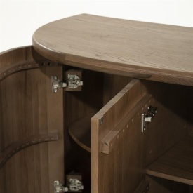 COMODA JOSH - LEMN SI FURNIR DE STEJAR - MARO - 180(L) x 50(l) x 80(h) cm - Img 8
