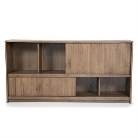 COMODA MILO - LEMN SI FURNIR DE STEJAR - MARO - 180(L) x 42(l) x 90(h) cm - Img 4