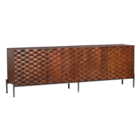 COMODA PAOLA - LEMN DE MANGO [FSC] / METAL - MARO - 225(L) x 75(h) x 45(l) - Img 1