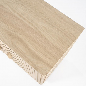 COMODA ROSENBORG - DIN LEMN DE STEJAR & FURNIR DE STEJAR - NATURAL - 175(L) x 75(h) x 45(l) - Img 8