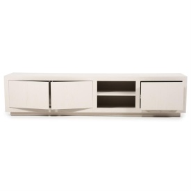 COMODA TV HELSINKI CM - LEMN SI FURNIR DE STEJAR - TAUPE - 200(L) x 42(l) x 45(h) cm - Img 2