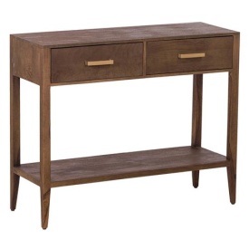 CONSOLA BELVEDERE HALL - LEMN DE MANGO / METAL - MARO - 110(L) X 90(H) X 40(L) CM