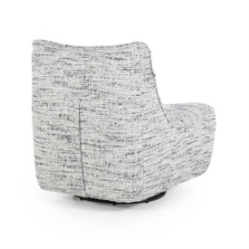 FOTOLIU LOYS GREY BARKLEY - TESATURA, LEMN SI METAL - GRI - 91(L) x 75(l) x 85(h) cm - Img 7